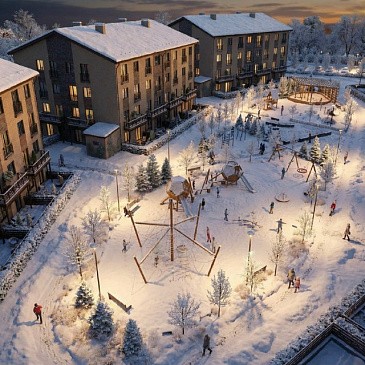 Квартиры с готовым ремонтом в «Альпийском квартале»