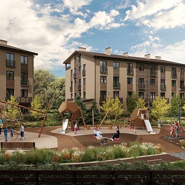 Двухуровневые квартиры с потолками 6,3 м всего в 35 мин от пл. Калинина в «Альпийском квартале»