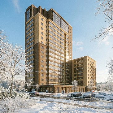 3-комнатная студия 70,8 м² от 28 300 ₽/мес. в доме «Ермак»